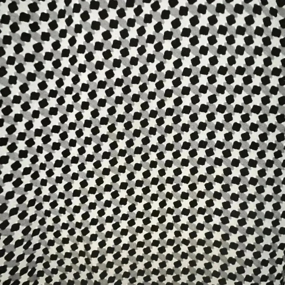 J Jill Women’s Gray Black Button Up Shirt Long Sleeve Rayon Career‎ Casual Large - Picture 4 of 7